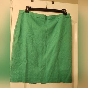 Liz Claiborne Green Pencil Skirt Knee-Length Casual